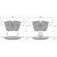 Тормозные колодки, дисковые, комплект WEEN RF5Y OWK TWK6AO 3253994 151-1950