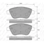 Тормозные колодки, дисковые, комплект WEEN 23 705 151-1963 Fiat Doblo (223) 1 Фургон 1.9 JTD 105 л.с. 2003 – 2025 O4DZS
