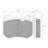 Тормозные колодки, дисковые, комплект WEEN 2 0481 QSE5RY 3254140 151-2115