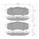 Тормозные колодки, дисковые, комплект WEEN 3254141 151-2117 KIMF6W 7 3LWT