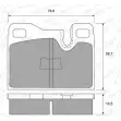 Тормозные колодки, дисковые, комплект WEEN WYT29G 2 0482 151-2121 3254145
