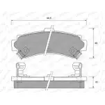 Тормозные колодки, дисковые, комплект WEEN 3254154 2302 4 151-2134 ZV4N9L