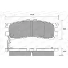 Тормозные колодки, дисковые, комплект WEEN 151-2174 FQS9T 2 1570 3254187