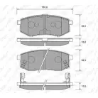 Тормозные колодки, дисковые, комплект WEEN 23609 236 08 Mitsubishi Galant 8 (EA2W) Универсал 2.0 TDI (EA6W) 90 л.с. 1996 – 2003 151-2236