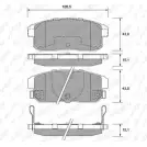 Тормозные колодки, дисковые, комплект WEEN 151-2320 Mazda RX-8 (SE3P) 2 2002 – 2012 2 4039 24040