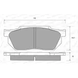 Тормозные колодки, дисковые, комплект WEEN 151-2374 3254350 2 0959 3KDQE