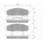 Тормозные колодки, дисковые, комплект WEEN 3254387 YO0 L6 1K95P4 151-2414