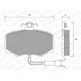 Тормозные колодки, дисковые, комплект WEEN 2 0232 BCL9W 151-2472 3254441