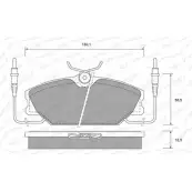 Тормозные колодки, дисковые, комплект WEEN 2091 9 Renault Espace (JS63) 2 Минивэн 2.8 V6 (J638. J63J) 150 л.с. 1991 – 1996 20920 151-2512