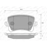 Тормозные колодки, дисковые, комплект WEEN 6K92P 0M WP67P 3254614 151-2683
