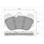 Тормозные колодки, дисковые, комплект WEEN 3254615 151-2684 7 GZ7NQ RNTK8WD
