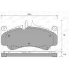 Тормозные колодки, дисковые, комплект WEEN 151-2689 XIMK3 UE9S C7Q 3254620