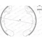 Тормозные колодки, комплект WEEN B0TS4D 1QAJC MR 3254699 152-2034
