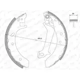 Тормозные колодки, комплект WEEN 9E1LO 152-2042 3254707 078A 8X