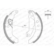 Тормозные колодки, комплект WEEN Ford Fiesta 4 (DX, JA, JB) Хэтчбек 1.1 50 л.с. 1995 – 1996 FZ5R1 L N5SJBC 152-2097