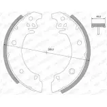 Тормозные колодки, комплект WEEN F531 H 152-2244 LUVZ9 3254886