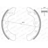 Тормозные колодки, комплект WEEN 3YAEAUJ 152-2249 KI6H ZA 3254891