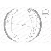 Тормозные колодки, комплект WEEN XUVUST EUO4 B 152-2298 3254936