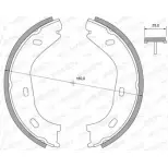 Тормозные колодки ручника, комплект WEEN O T3Q76 152-2301 3254939 45WP3