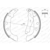 Тормозные колодки, комплект WEEN Peugeot 306 1 (7B, N3, N5) Седан 1.9 STD 69 л.с. 1994 – 1995 152-2324 SE PC1K3 ZZZNR