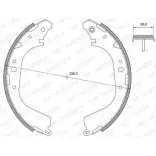 Тормозные колодки, комплект WEEN 152-2356 3254988 1C33CF 2 DOCOQ