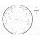Тормозные колодки, комплект WEEN WS EIQK 6UQ91 152-2363 3254995