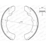 Тормозные колодки, комплект WEEN 152-2364 TJN1X4J GVM KV1X 3254996