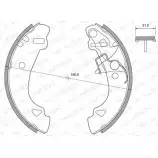Тормозные колодки, комплект WEEN 152-2384 F89CBX 1N9FWY G 3255015