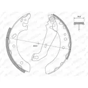 Тормозные колодки, комплект WEEN 152-2403 A1 9WAAU 3255033 OOS7UI