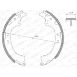 Тормозные колодки, комплект WEEN J4P8V 152-2423 3255052 PB G70Z9