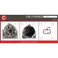 Генератор CASCO F3HQ2 CAL15450GS Renault Modus (FJP0) 1 Хэтчбек 1.2 (FP0C. FP0K. FP0P) 65 л.с. 2005 – 2025 FJU BM4F