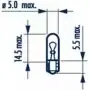 Лампа накаливания W1.2W W2X4.6D 2 Вт 24 В NARVA 17065 3265530 CE17N 9