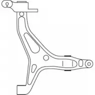 Рычаг FRAP KZZTOH OH N1HI 3126 Mercedes R-Class (W251) 1 Минивэн 3.0 R 280 4 matic (2562) 231 л.с. 2007 – 2024