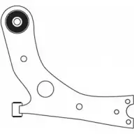 Рычаг FRAP Toyota Avensis (T250) 2 Седан 2.0 VVTi (AZT250) 155 л.с. 2003 – 2008 YAODF5 3149 APTB O