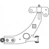 Рычаг FRAP Kia Carens (FJ) 2 2002 – 2006 5B9VG9T VU TUB 3511