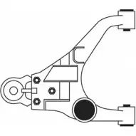 Рычаг FRAP 8NPM4 TL MAU Kia Sorento (JC, BL) 1 Кроссовер 3.3 V6 241 л.с. 2006 – 2025 3634