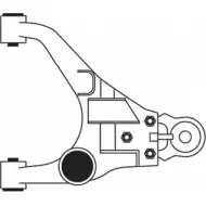 Рычаг FRAP 3635 Kia Sorento (JC, BL) 1 Кроссовер 3.3 V6 241 л.с. 2006 – 2025 H0J05 W183 GGH