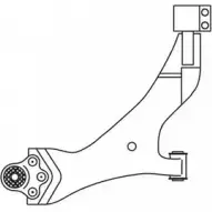 Рычаг FRAP UGH4F PE Chevrolet Captiva 1 (C100) Кроссовер 2.0 D 126 л.с. 2006 – 2024 3850 F5UE3I