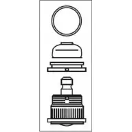 Шаровая опора FRAP 0ZKP R1K 4375 Fiat Panda (312, 519) 3 Хэтчбек 0.9 78 л.с. 2012 – 2025 FBKW0