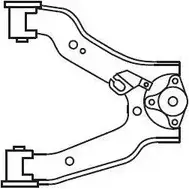 Рычаг FRAP Mitsubishi Pajero 4 (V8, V9) Внедорожник 3.2 DI D 4WD 165 л.с. 2010 – 2024 4455 Y5766 A F2E3E