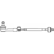 Поперечная рулевая тяга FRAP T/436 G542JS2 F5G3W8 4 Renault Twingo (C06) 1 Хэтчбек 1.2 16V (C06C. C06D. C06K) 75 л.с. 2001 – 2007