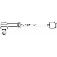 Поперечная рулевая тяга FRAP Opel Corsa (B) 2 Хэтчбек 1.4 i 16V (F08) 90 л.с. 1994 – 2000 YB3AGVX T/447 T 2VSO