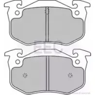 Тормозные колодки, дисковые, комплект EEC BRP0771 MD0EFWC 3271677 57J EMS