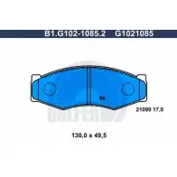 Тормозные колодки дисковые, комплект GALFER B1.G102-1085.2 G1021085 21 099 3286123