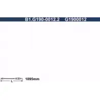 Датчик износа тормозных колодок GALFER Mini Cooper (R50, R53) 1 Хэтчбек 1.4 One 75 л.с. 2003 – 2006 G1900 012 B1.G190-0012.2 0318H