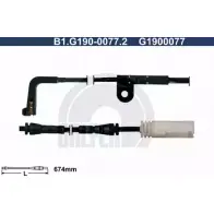 Датчик износа тормозных колодок GALFER PGQGZU5 3286481 G19000 77 B1.G190-0077.2
