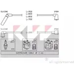 Высоковольтные провода зажигания KW EPS 1.499.238 3299870 358 238 FACET 4.7238