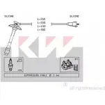 Высоковольтные провода зажигания KW EPS 1.501.856 FACET 4.9856 3300145 360 856