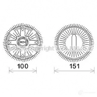 Вискомуфта PRASCO fdc448 4045385168002 2584503 6BE ZQ