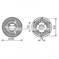 Вискомуфта PRASCO G0 I28 1423604171 ivc115 4045385182916 - Изображение 1
